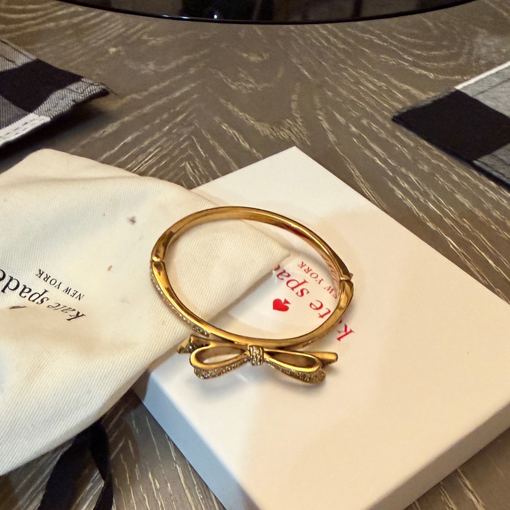 Kate Spade Gold Bow Accent Bracelet